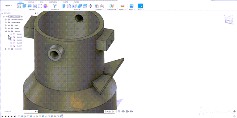 Fusion 360 Practice Drawing And Projects Course - SourceCAD